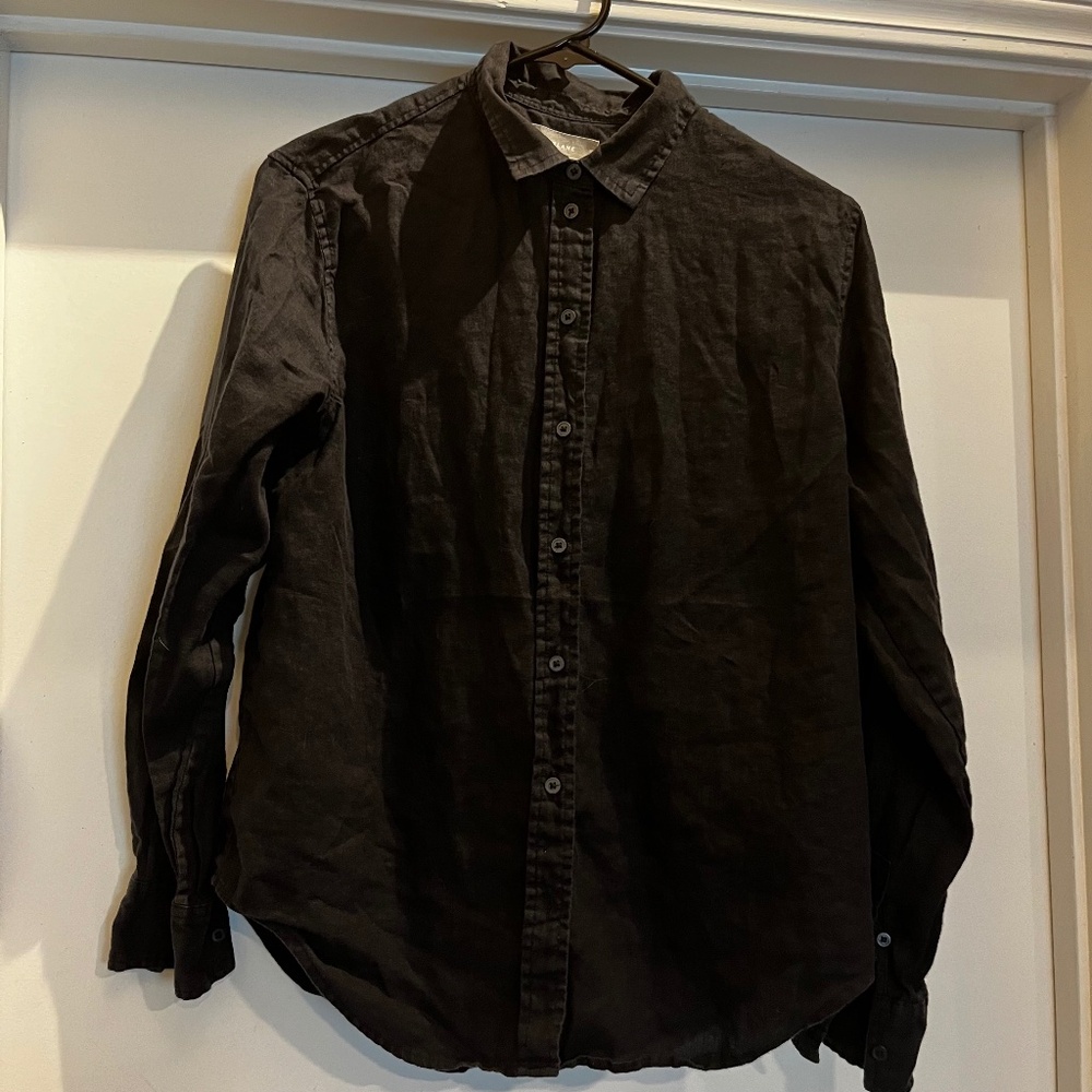 Everlane Black Button Down Shirt